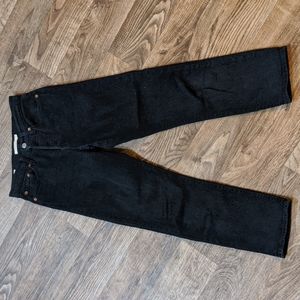 Levi's Wedgie Straight Black Denim